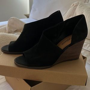 Lucky Brand Open Toe boots